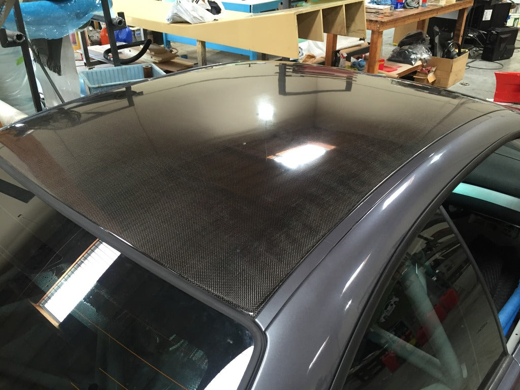 BMW E46 4 Door Carbon Fiber Roof Panel