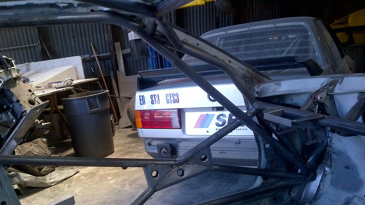 E46 M3 Custom TIG Welded 4130 Roll Cage