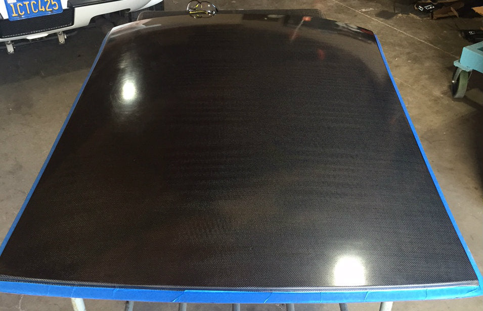 BMW E46 4 Door Carbon Fiber Roof Panel